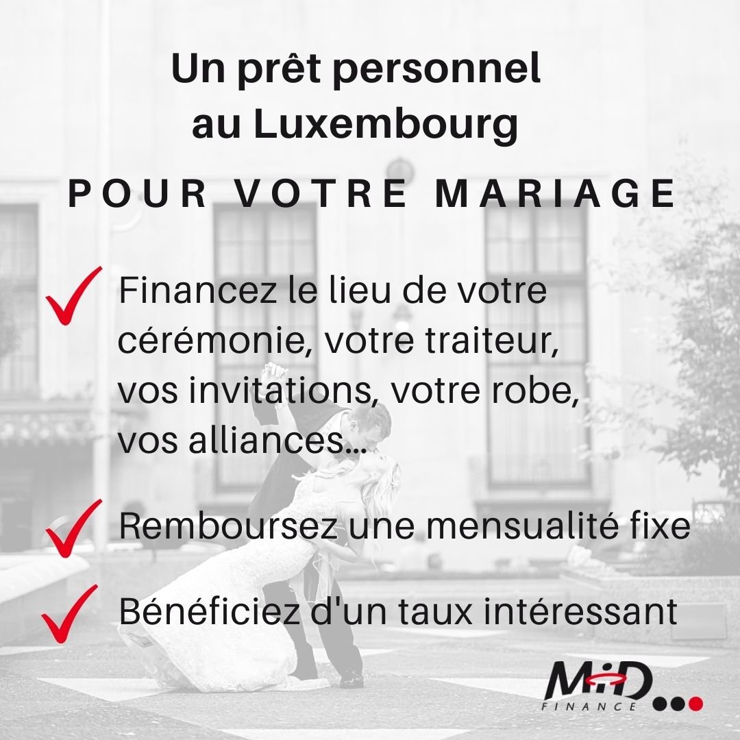 Prêt personnel mariage Luxembourg